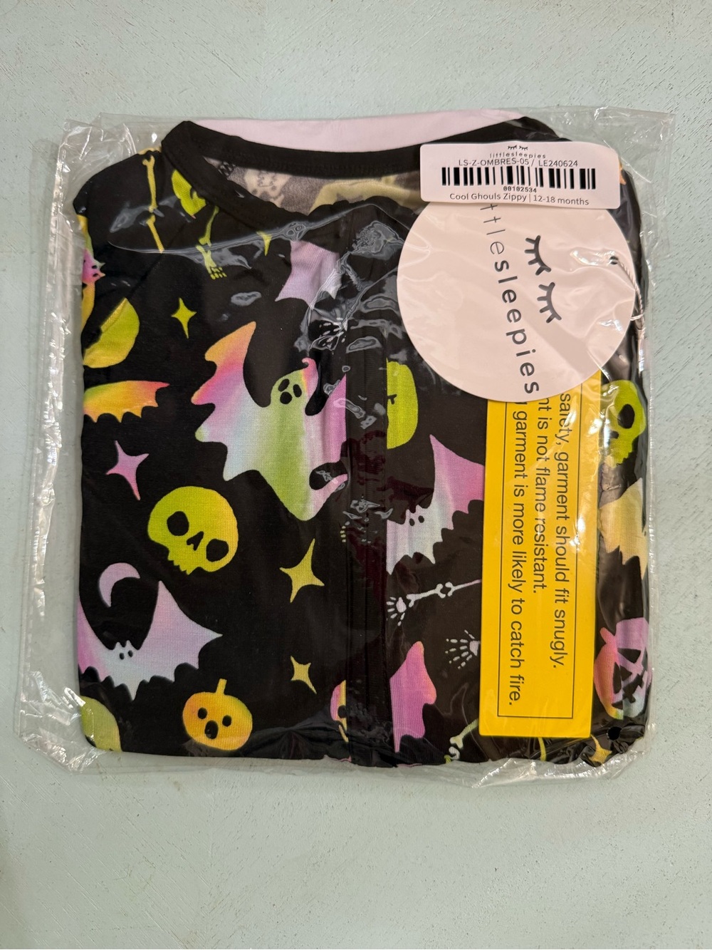 NEW Little Sleepies Halloween Zippy Bundle SZ 12-18 - Picture 2 of 3